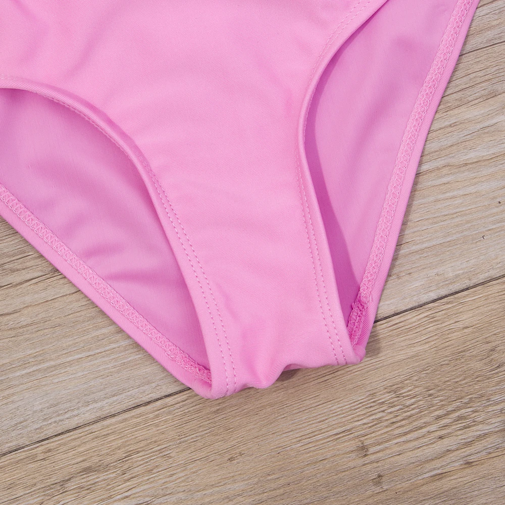 7-14 Years Summer Children Girls One Piece Swimwear Swimsuits Beachwear Bathing Suits Monokini Girls Swimsuit