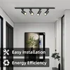 GU10 LED Track Lights Rail Spot Lighting for Living Room Kitchen Bedroom Lamp Spotlight Led Ceiling Lamps Fixture Track Light 1