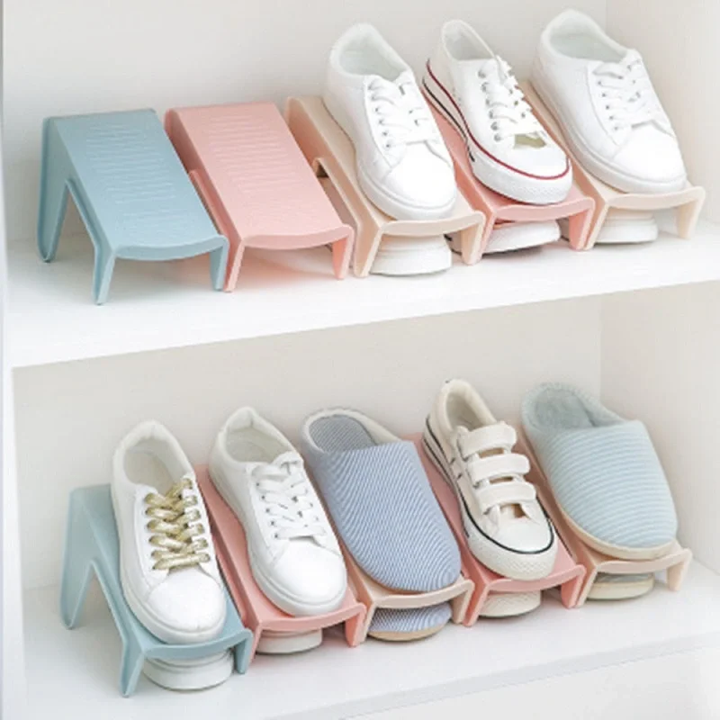 Household Shoe Rack Organizer Shoes Footwear Storage Stand Support Space Saving Cabinet Closet Holder Save Space Modern Bracket 2