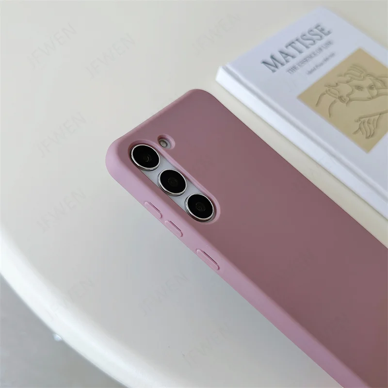 Étui de téléphone à bandoulière avec lanière pour Samsung Galaxy S25 S24 S22 S23 S20 S21 FE Plus Note 20 Ultra Silicone Soft TPU Back Cover_voghion.com