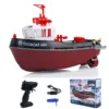 2.4G RC Mini Boats Toys RTR Heng Long 1/72 Scale RC Tugboat Long Range Wireless Remote Control Tugboats Model Servo Motor Gifts 4