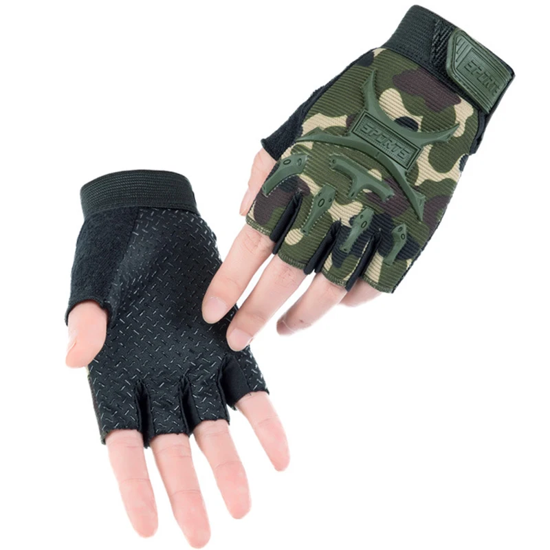 Cycling Kids Tactical Fingerless Gloves 4