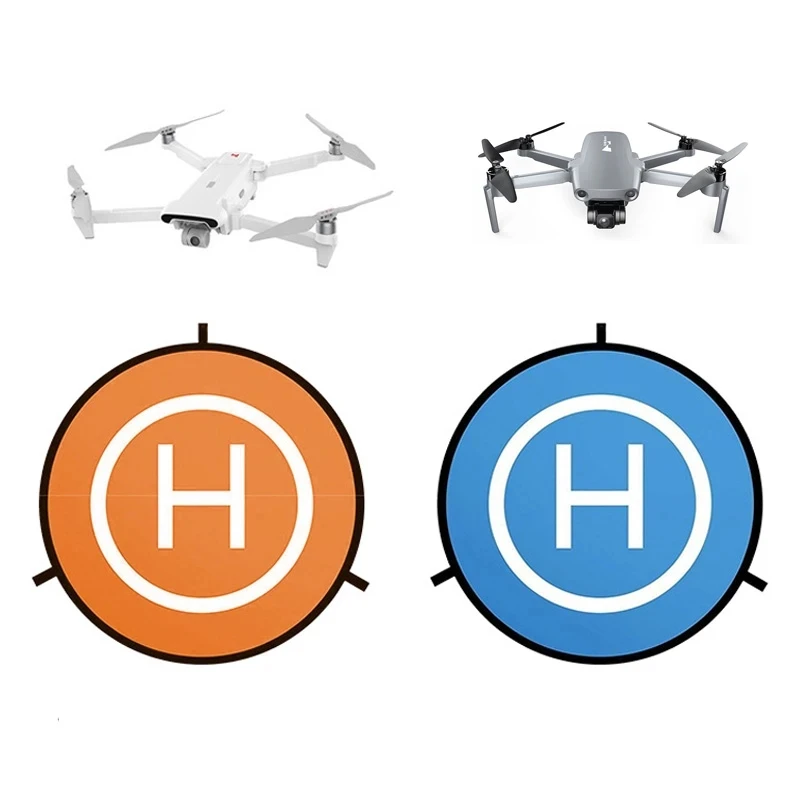 25cm/55cm 접이식 주차 앞치마 DJI Mini 2SE/Mavic 3/FIMI X8SE Drone Accessorie 용 범용 Dron 고속 접이식 랜딩 패드