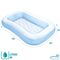 Piscine gonflable rectangulaire 166x100x25 cm intex 7