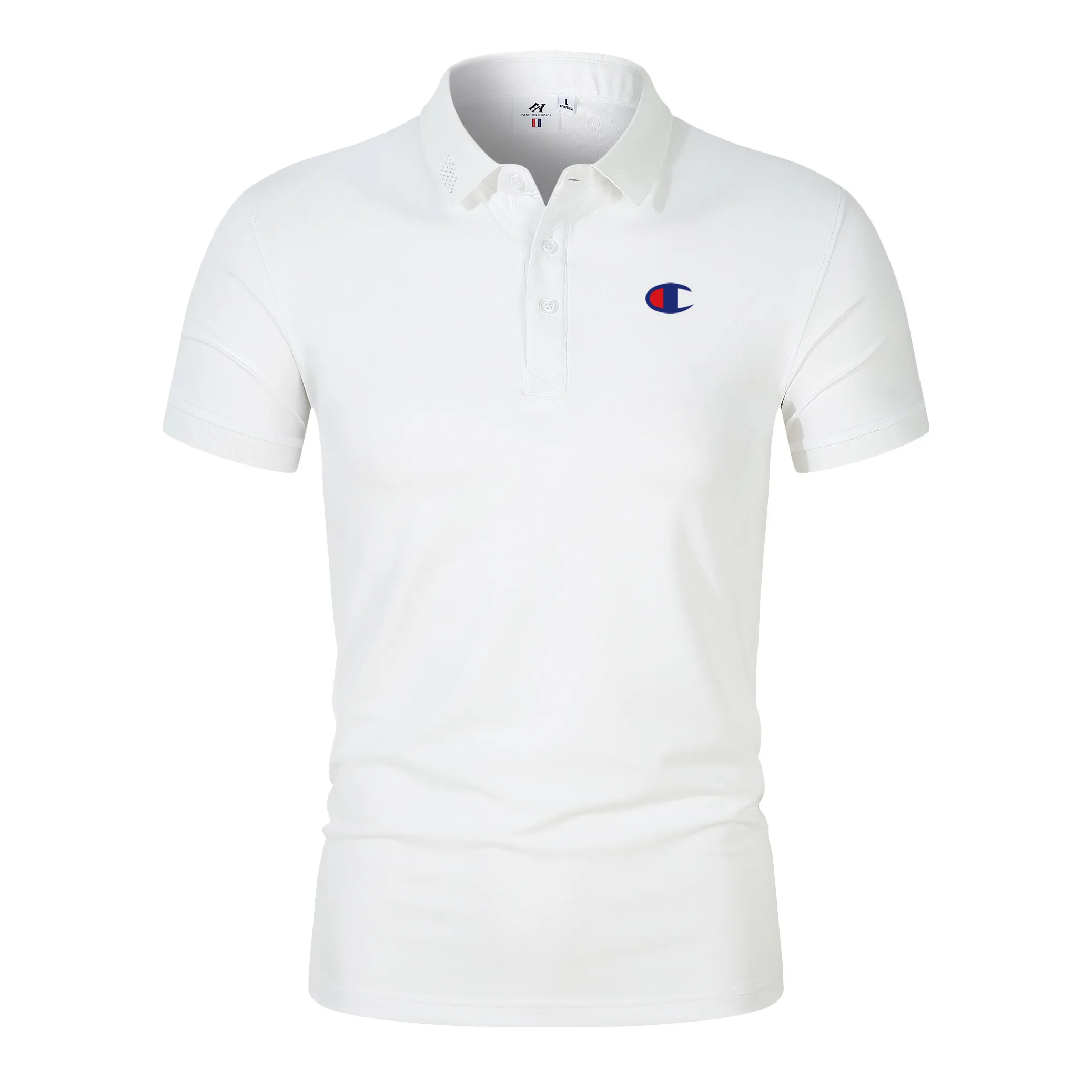 

Noble New Summer Ice Silk Cotton Polo Shirt Men's Short Sleeve Breathable Top Business Casual Fashion Men's and Women's 2024