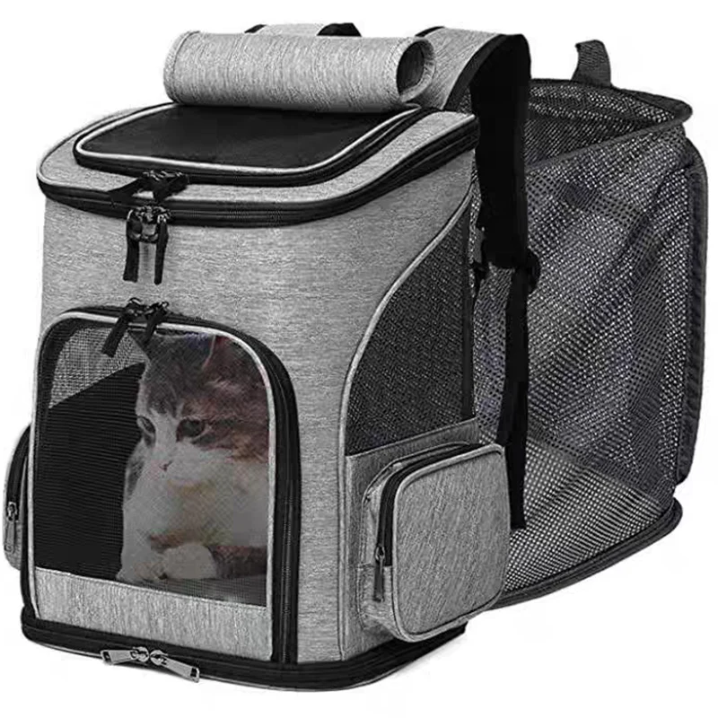 Pet Carrier Bag Pet Carrying Bag Pet Backpack Astronaut Expandable Pet Backpack Portable Foldable Transport Travel Bag Breathable Space Capsule Cat & Dog Puppy Carrier