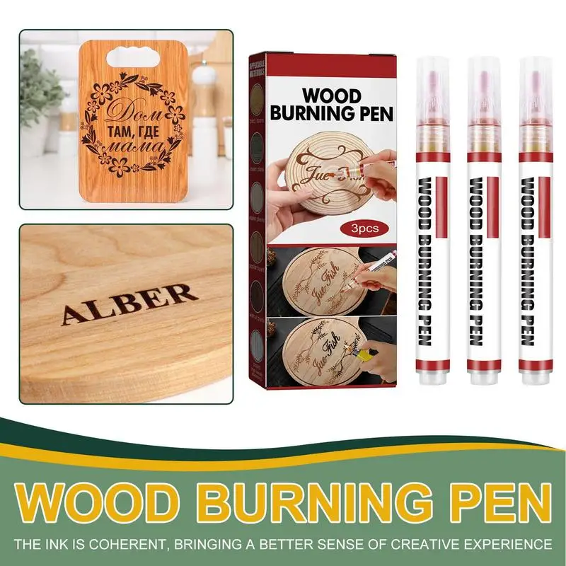 Wood Burning Marker Pen For Diy Scorch Marker Painting Scorch Pen Medium  Tip