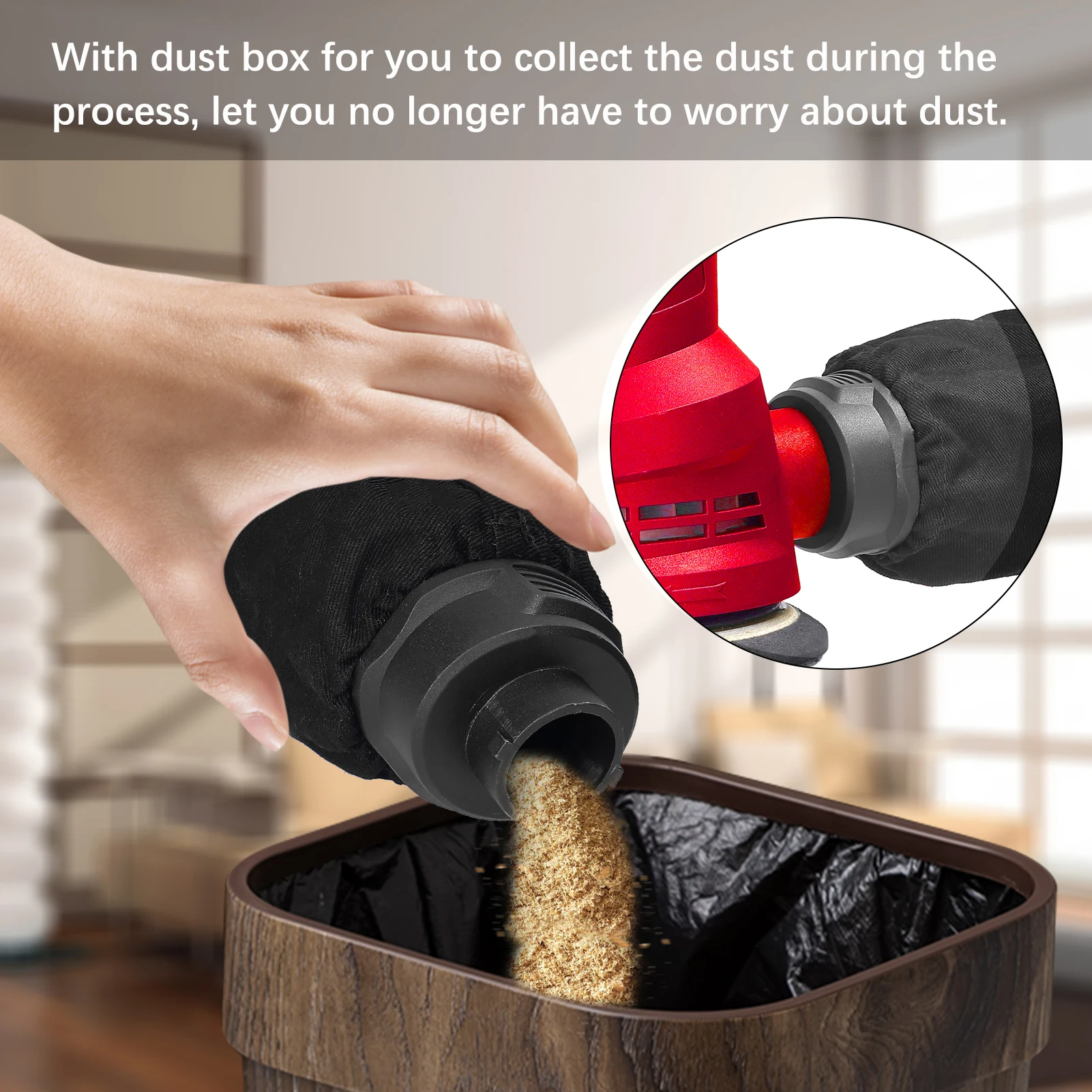 300W Orbit Electric Sander 5 Inch 125mm Sanding Plate Electric Eccentric Sander Wood Processing Furniture Car Polishing Machine 3