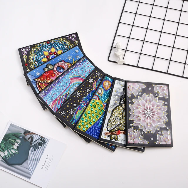 DIY Diamond Painting Notebooks Diary Book Special Shape Diamond Embroidery  Mosaic Rhinestone Notebook Diary Book Gift