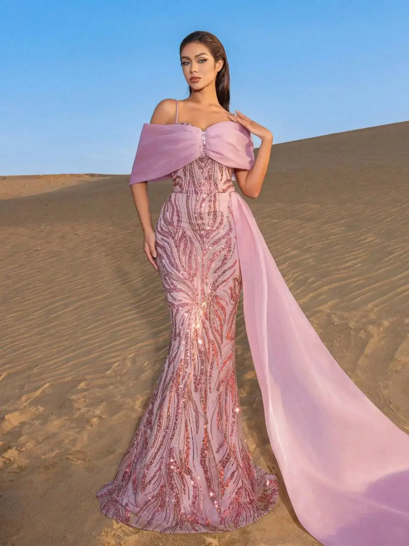 أنيقة قبالة الكتف حورية البحر تنحنح التباين الأورج...