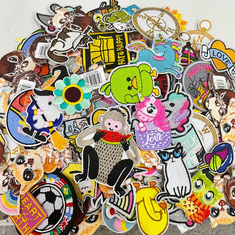 의류용 열 접착 패치 다리미, 의류용 패치, 자수 패치 스티커, DIY 배지, 1..