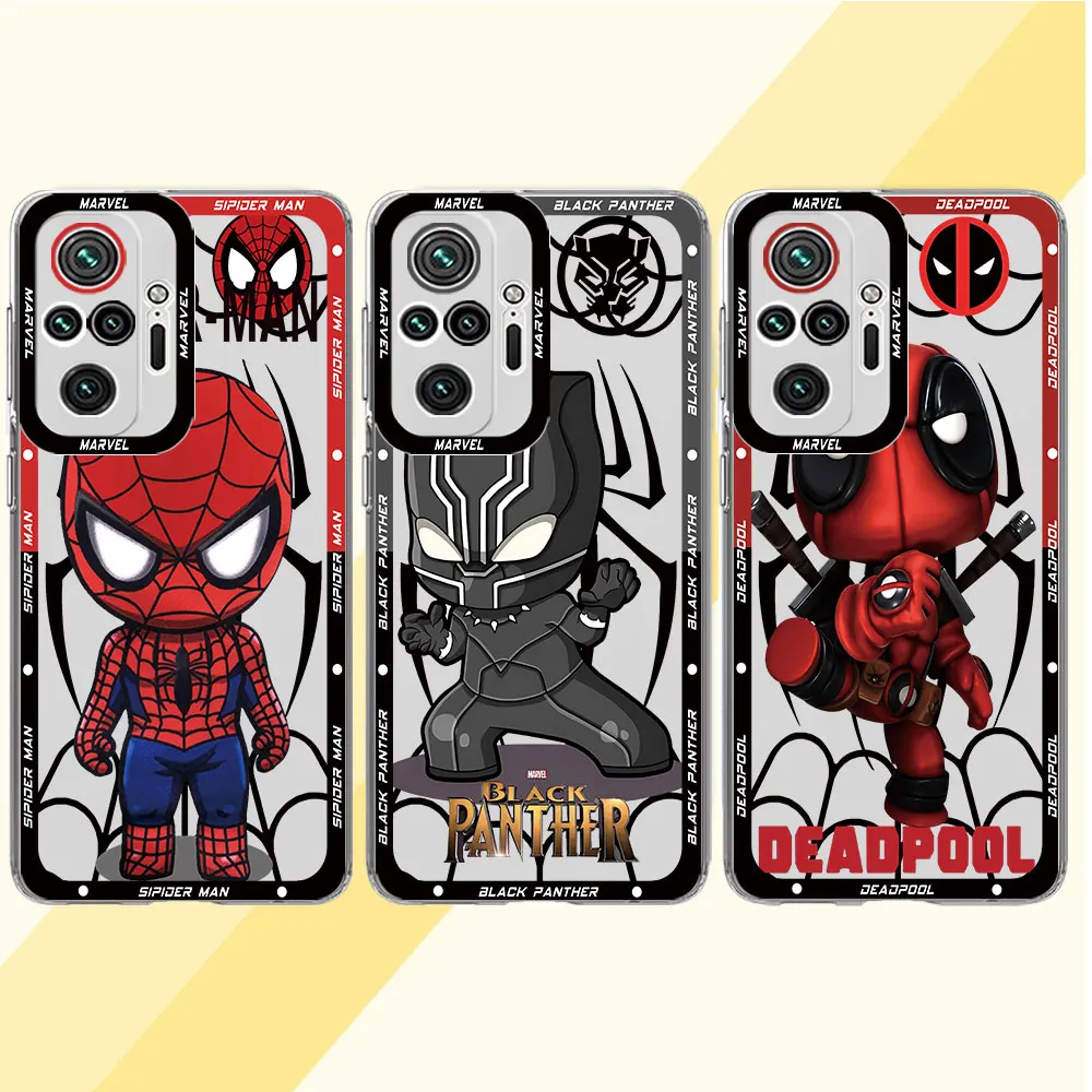 Custodia Per Telefono Groot Marvel Deadpool Per Motolora Moto G22 G73 G32 G71 Edge 40 5G G72 G52 Custodia Morbida Trasparente