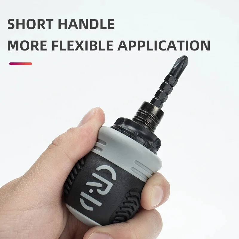 Mini Ratchet Precision Screwdriver Magnetic 13 In 1 Telescopic Labor-Saving Hand Tool Phillips Slotted Dual-purpose Head 3