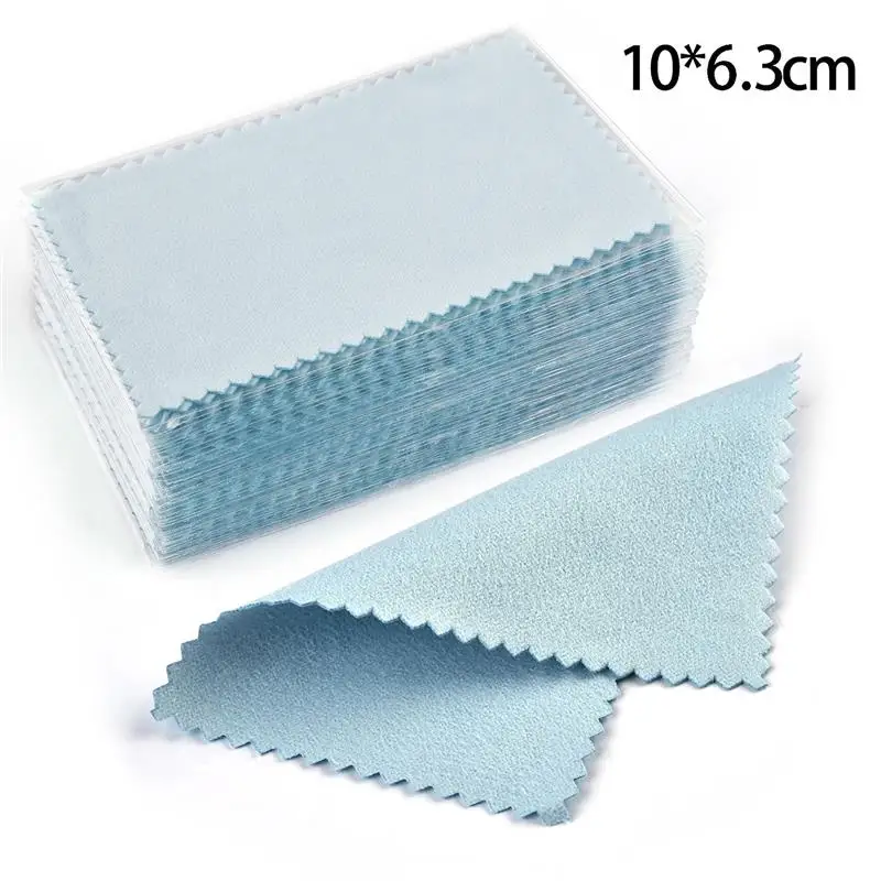 Silverware & Jewelry Polishing Cloth - Soft Cleaning Wipes, 50-Pack