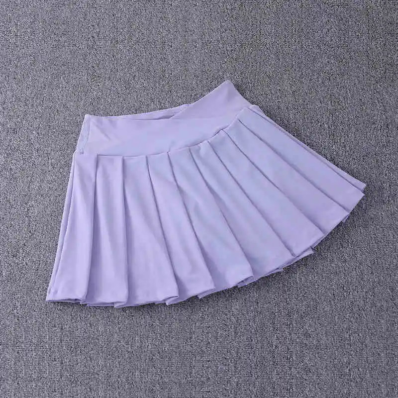 Women's High Waist Tennis Skirt Comfortable Fitness & Yoga Gym Training Clothing Adult Tennis Wear