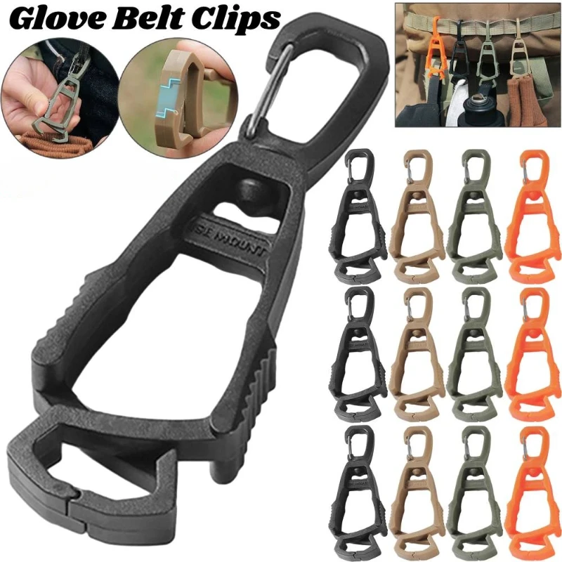 Outdoor Work Glove Holder Multi-functional Portable Lightweight Glove Gripper Worker Construction Safety Glove Storage Device
