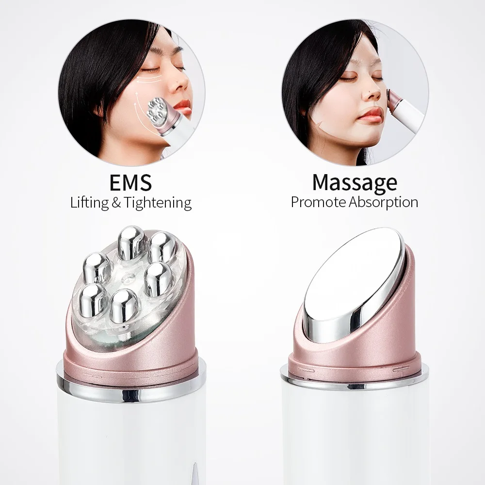 Multifunction EMS LED Photon Vibration Heated Eye Massager Face Lifting Machine Eyes Wrinkle Eye Bags Remover SPA Facial Tool