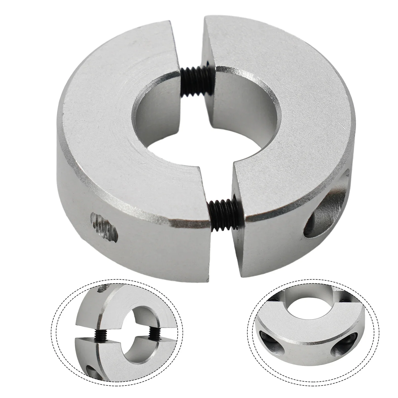 Colliers Fendus De Serrage (anneaux De Retenue) - Diamètres Intérieurs 20, 25, 30 Mm - En Alliage Aluminium, Vis M6 - Pour Arbres, Positionnement Industriel