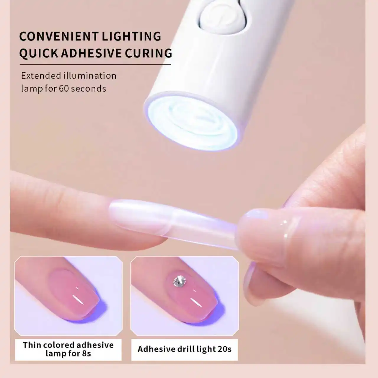 휴대용 핸드헬드 네일 건조 램프 UV/LED 네일 경화 풀 젤 폴리싱 네일 아트 도구 충전식 네일 램프