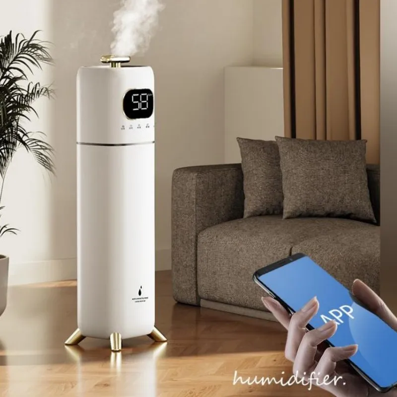 8L Humidifier Home Silent Bedroom Sprayer Heavy Fog Pregnant Woman Baby Floor Type Remote Control Household