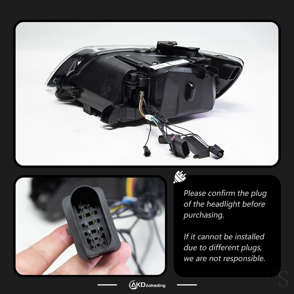 DRL-アウディq7用LEDヘッドライト,ヘッドライト,カースタイリング