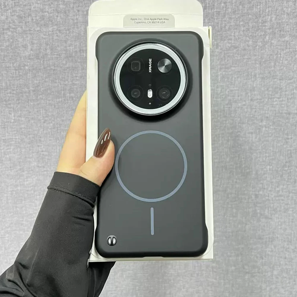 Ultra Slim Frameless Magnetic Wireless Charging Phone Case
