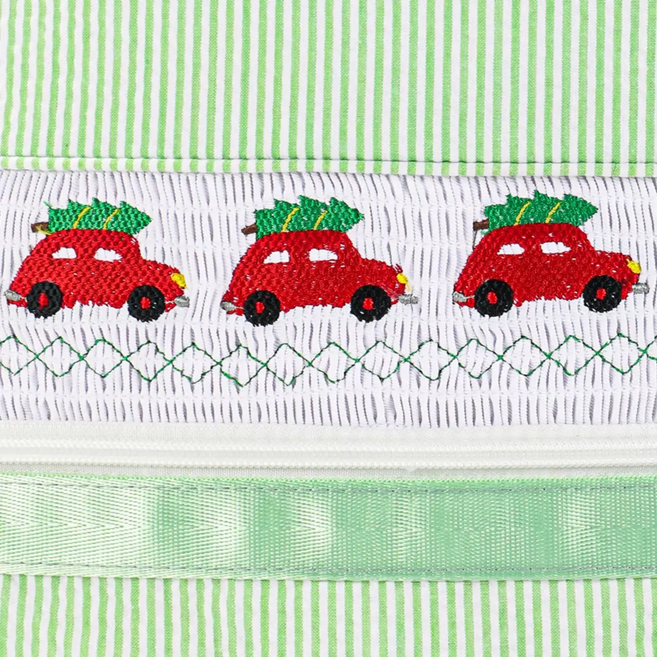 Car Embroidery Red Stripe Smocked Toddler Backpack for School Boy Large Capacity Kids Shoulder Bag Student School Backpack 4