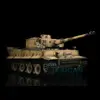 Adult Toys HENG LONG 1/16 Yellow 7.0 Plastic Tiger I RC Tank 3818 360 Turret Barrel Recoil Remote Control Car TH17262-SMT4 2