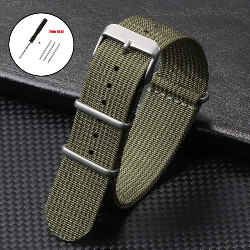 Military Nylon Canvas Strap - Universal Smartwatch Band