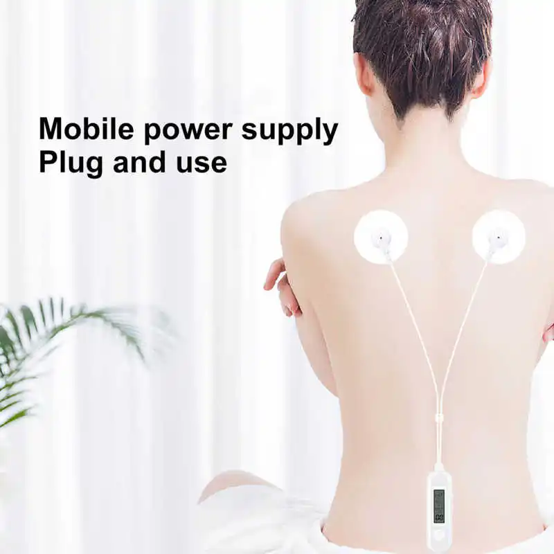 

Portable TENS Body Massager Muscle Stimulator Electronic Pulse Massager Machine Acupuncture Electrical Physical Therapy Pain New