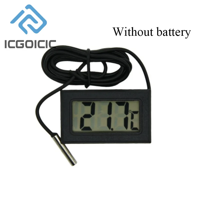 Mini LCD Digital Thermometer With Waterproof Probe For Freezer Refrigerator thumbnail 10