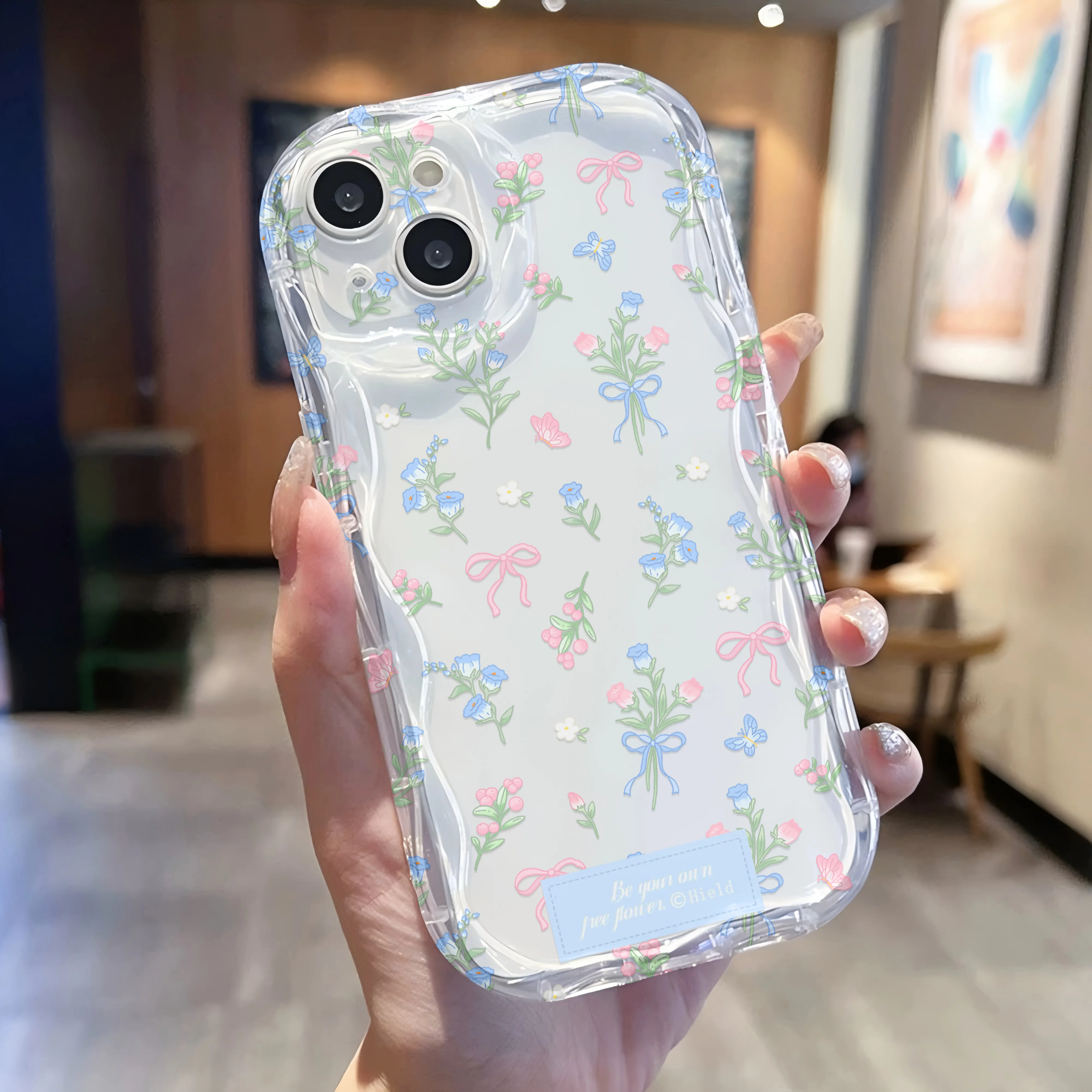 Chic Floral & Bracelet Design Phone Case - Stylish Protective Back Cover