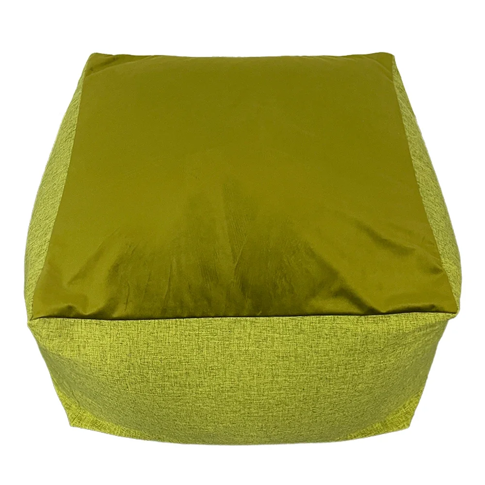 Velvet Bean Bag Set Versatile Shape-Shift Convertible Sofa Bed Living Room Hotel Asian Style Fabric Filling Outdoor