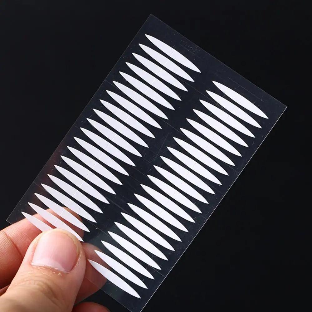 

200 пар невидимых сетчатых двусторонних лент для век, стикеры для век в форме оливок, натуральные двусторонние прозрачные ленты для век