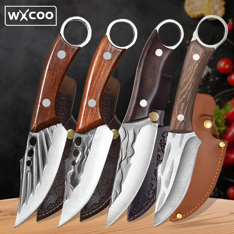 FilletKnifeKitchenFishingBoningKnivesButcherMeatCleaver