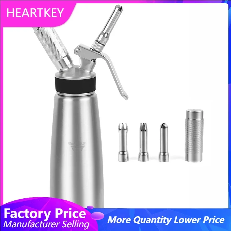 

Homemade Cream Maker Canister Whipper Professional Highly Durable Aluminum Whipped Cream Dispenser Chargers
