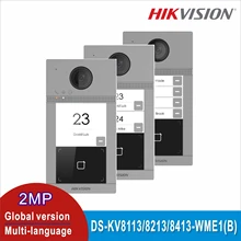 HIKVISION – sonnette IP 1 à 4 boutons DS-KV8113/8213/8413, WME1(B), wi-fi, interphone vidéo, étanche, déverrouillage de carte IC