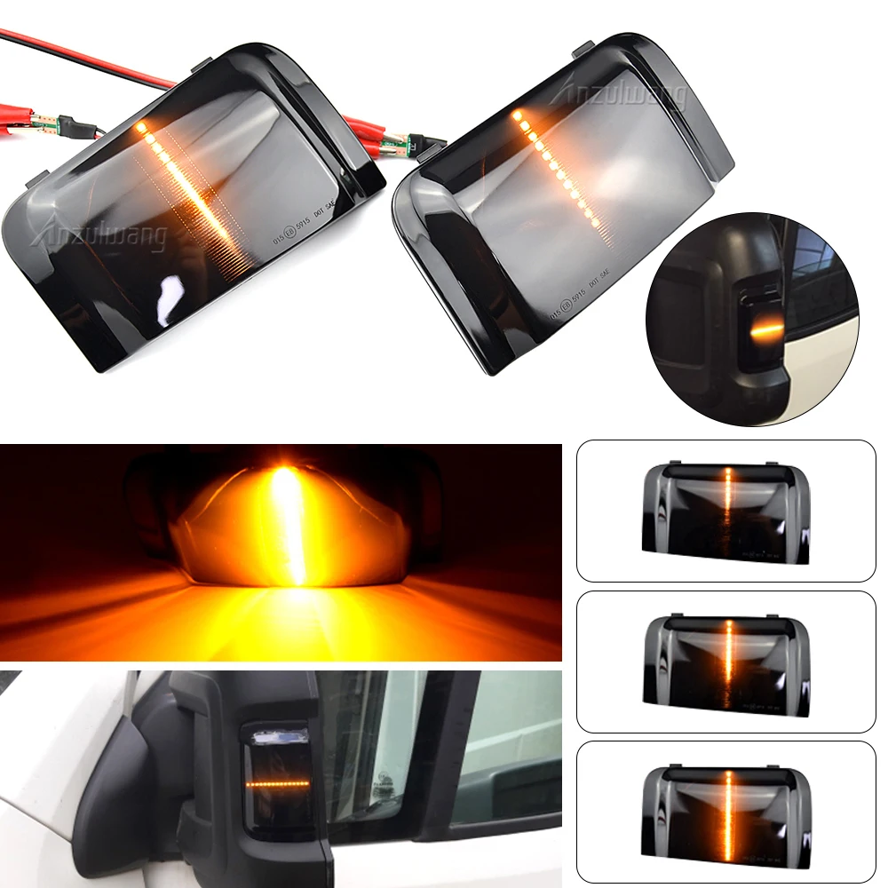 A-Pair-Car-LED-Dynamic-Rearview-Mirror-Lights-For-Citroen-Jumper-Fiat ...