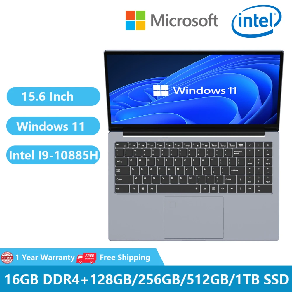 2023GamingLaptopWindows11MetalNotebookOfficeBusinessPC156