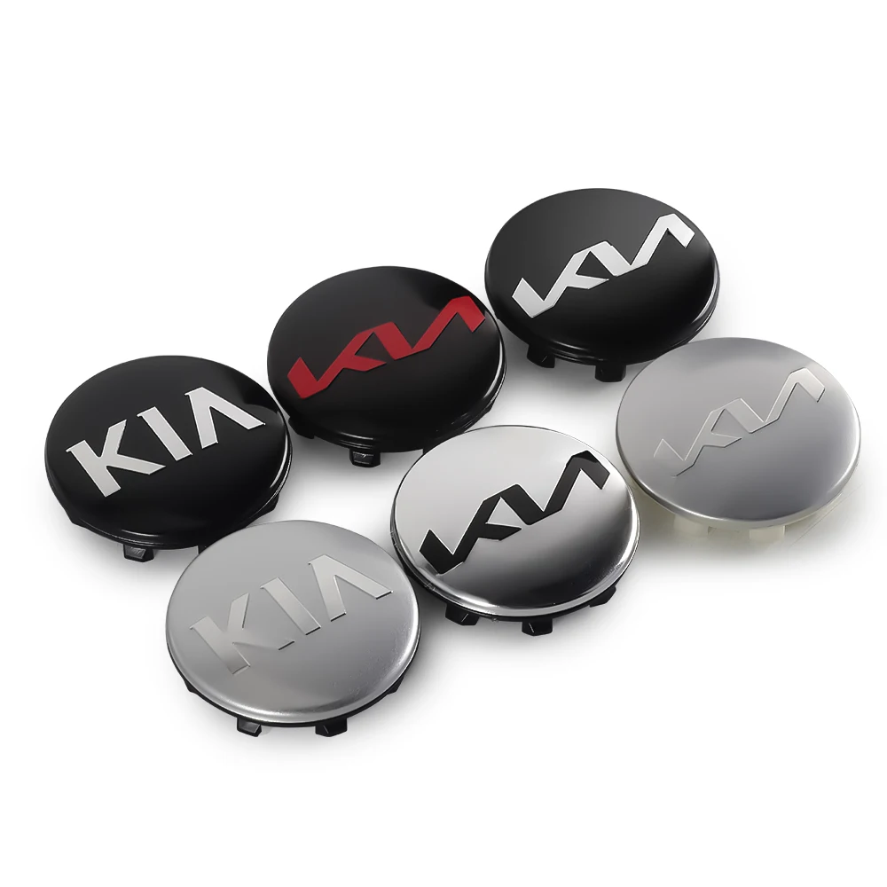Car Styling Wheel Center Cap Hub Covers Badge Accessories 4PCS 56mm for KIA Rio Ceed Sportage Cerato Soul Sorento Sonic