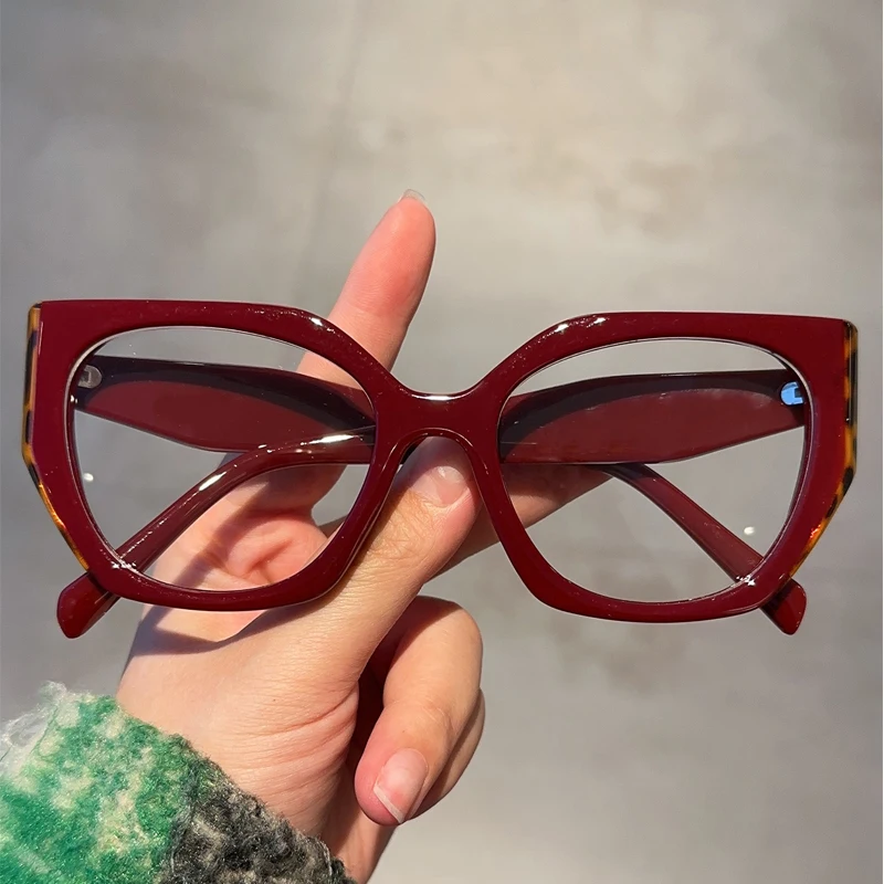 Women glasses Cat Eye Oversized Non-prescription Eyewear Party Spectacles