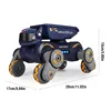 Rc Smart Robot Dog Remote Control Car Stunt Robo Dual Control Gesture Robotics Music Light Spray Electronic Pet Toy for Kids Boy 6