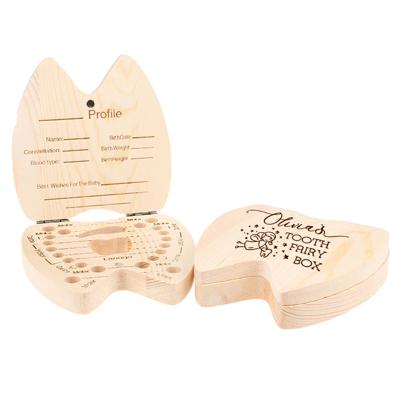 

Tooth Fairy Box Custom Name Baby Tooth Keepsake Custom Birthday Gift Tooth Fairy Holder Baby Gift Box M