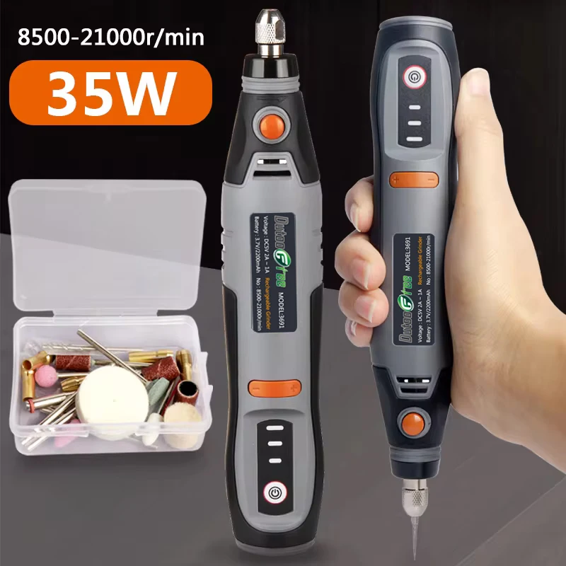 Cordless Rotary Tool Mini Drill Engraving Pen Electric 3 Speed