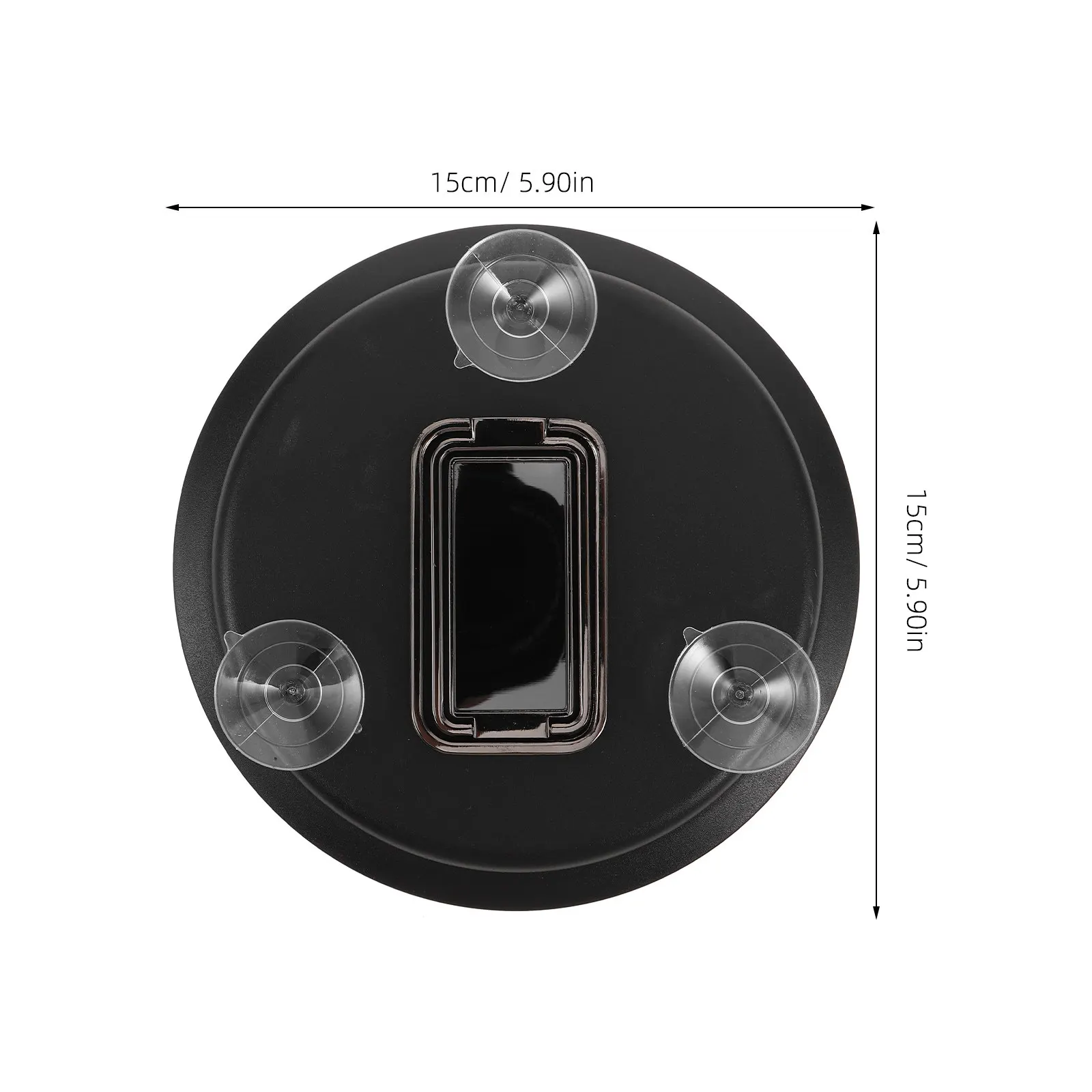 확대 화장 거울 6인치 10배 고배율 살롱 거울 휴대용 스탠드 휴대용 여행용 화장대 미용 도구