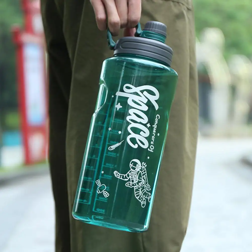 1100/1500/2000/3000ml Water Bottle Cup Durable Clear Scale Water Bottle Explosion Proof Large Outdoor