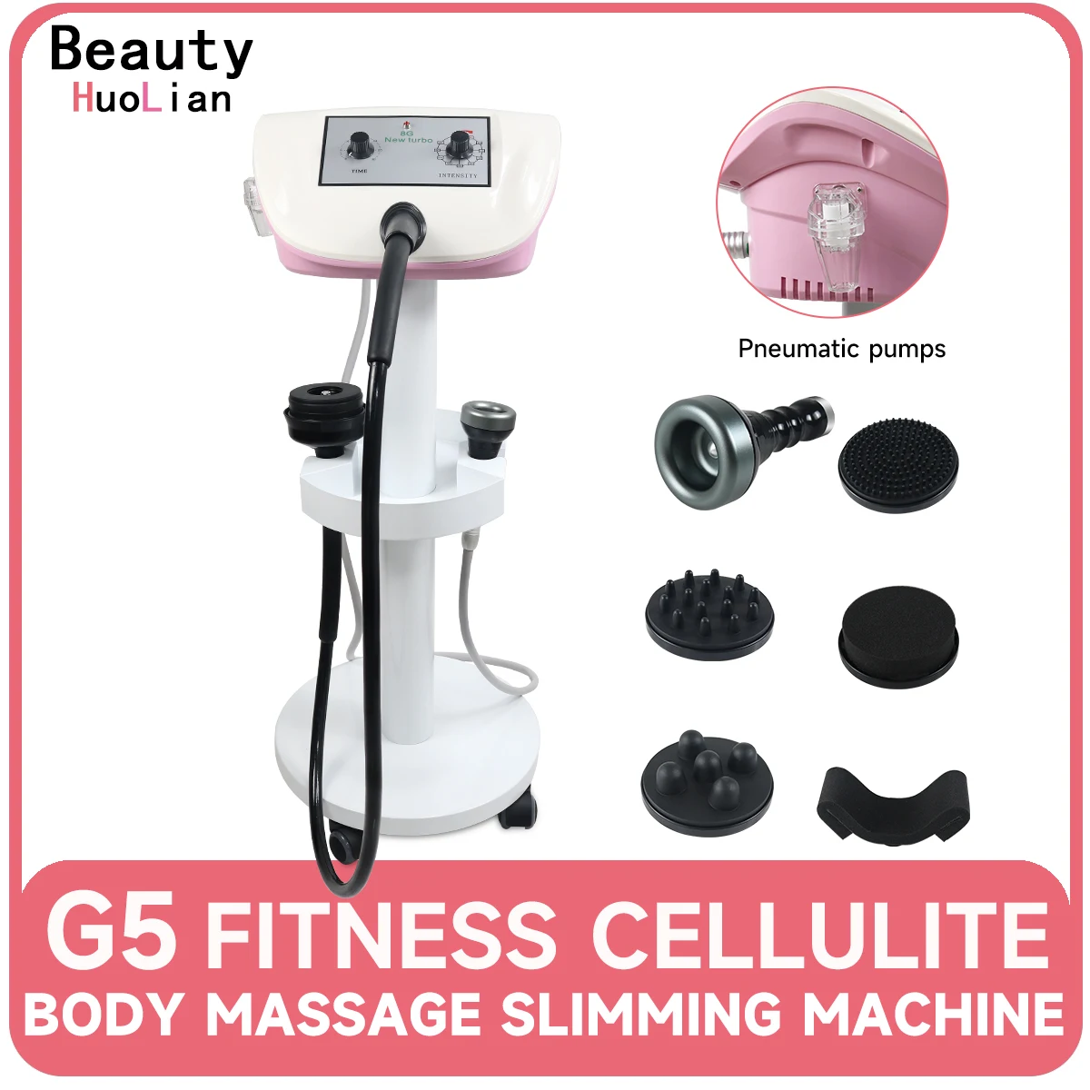 

New Turbo G5 Vibration Body Massage Slimming Machine Weight Loss Fat Reduce G5 Body Shaping Equipment Vacuum Cupping Massager