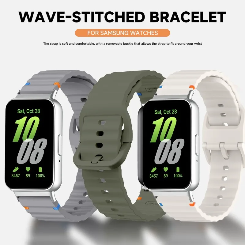 Sport Silicone Strap for Smartwatch - Durable Rubber Bracelet Accessory