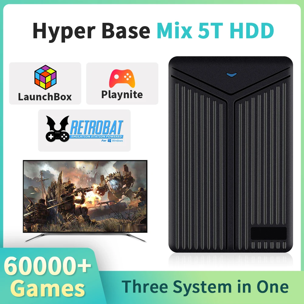 Mix5TGamingHDDExternalHardDriveForPS4PS3WiiWiiuPS2Gamecube