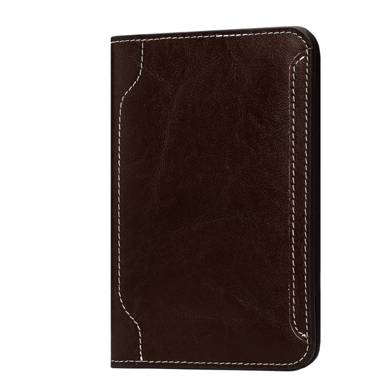Stylish Passport Holder Durable Wallet Leather Credit Back Card for Business and Vacation